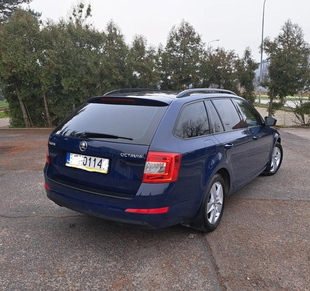 Skoda Octavia cena 42900 przebieg: 111111, rok produkcji 2015 z Warszawa małe 154